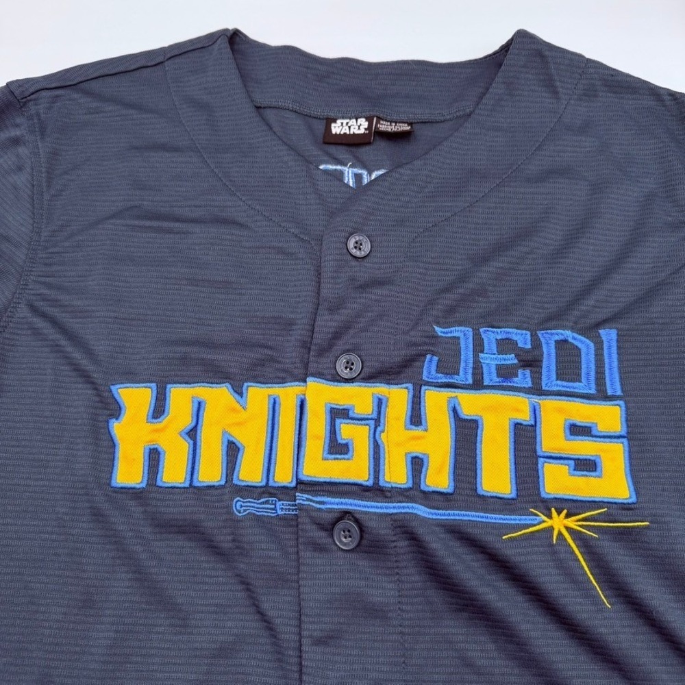 Star Wars Jedi Knights Luke Skywalker #77 Mens Baseball Jersey Size Medium RARE